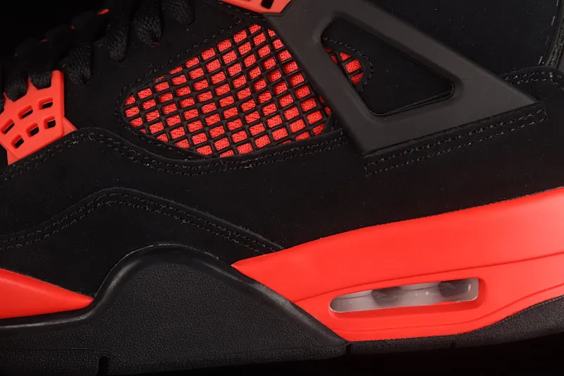 All categories Air Jordan Jordan series basketball shoes Air Jordan 4 foreign trade version Air Jordan 4 Retro "University Blue" AJ4 Jordan 4 new black and red retro casual sports culture basketball shoes CT8527-016